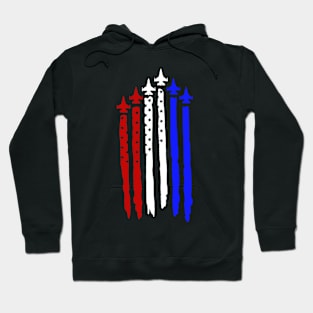 Red White Blue F-16 Hoodie